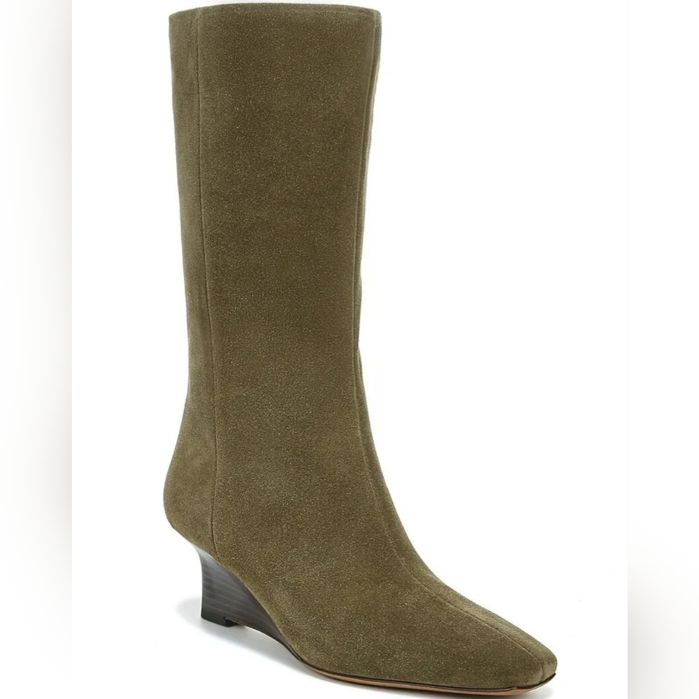 NEW IN BOX Vince Beverly Cypress Suede Boots Woman's  sz 6 1/2M